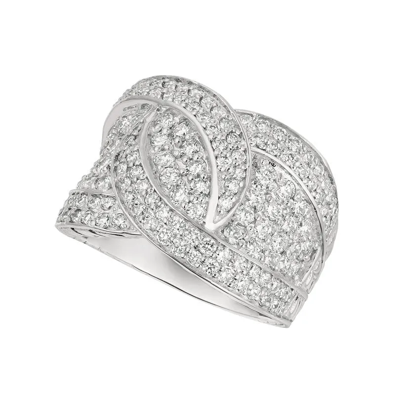 2.00 Carat Natural Diamond Ring G SI 14K White Gold