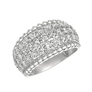 2.00 Carat Natural Diamond Ring G SI 14K White Gold