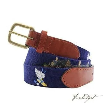 2020 U.S. Open Winged Foot Needlepoint Belt (Dark Navy)