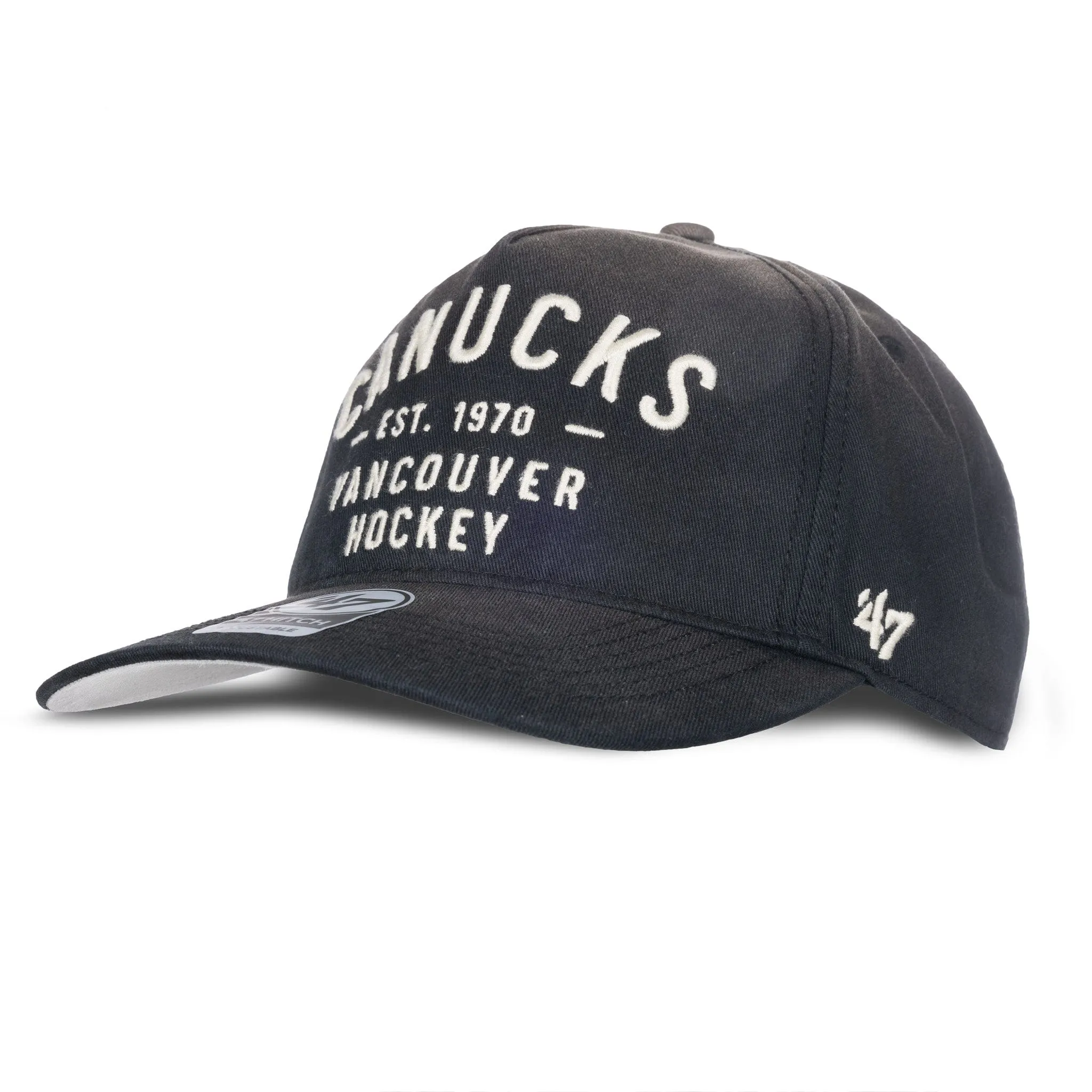 47 Brand NHL Dusted Laramie Hitch Adjustable Hat - Vancouver Canucks Skate