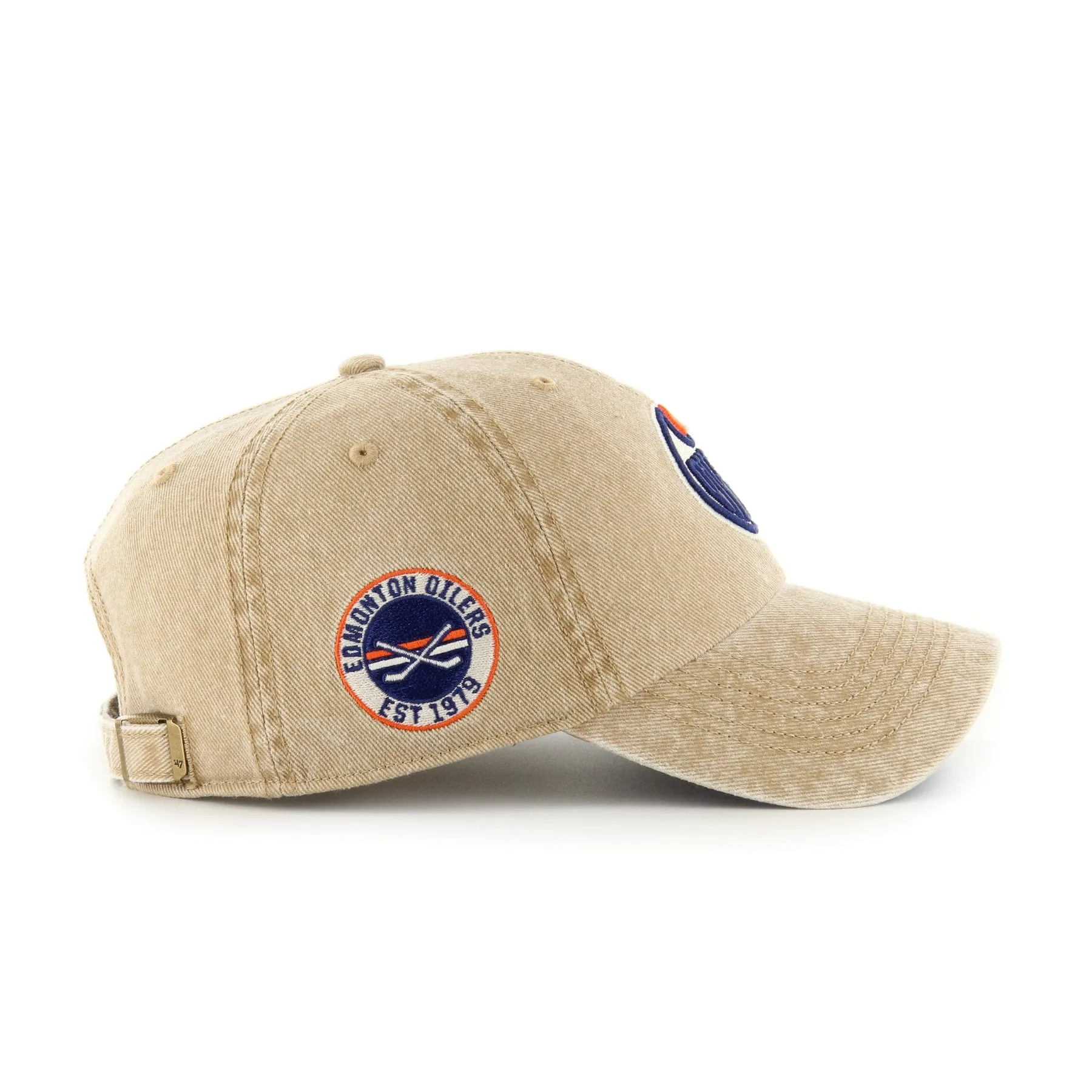 47 Brand NHL Earldor Clean Up  Adjustable Hat - Edmonton Oilers