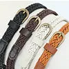 4Pack JASGOOD Braided Belt Women  Waist Belt Skinny Woven Belt for Dress