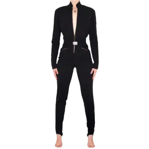90s OZBEK Sexy Black Jumpsuit (M)