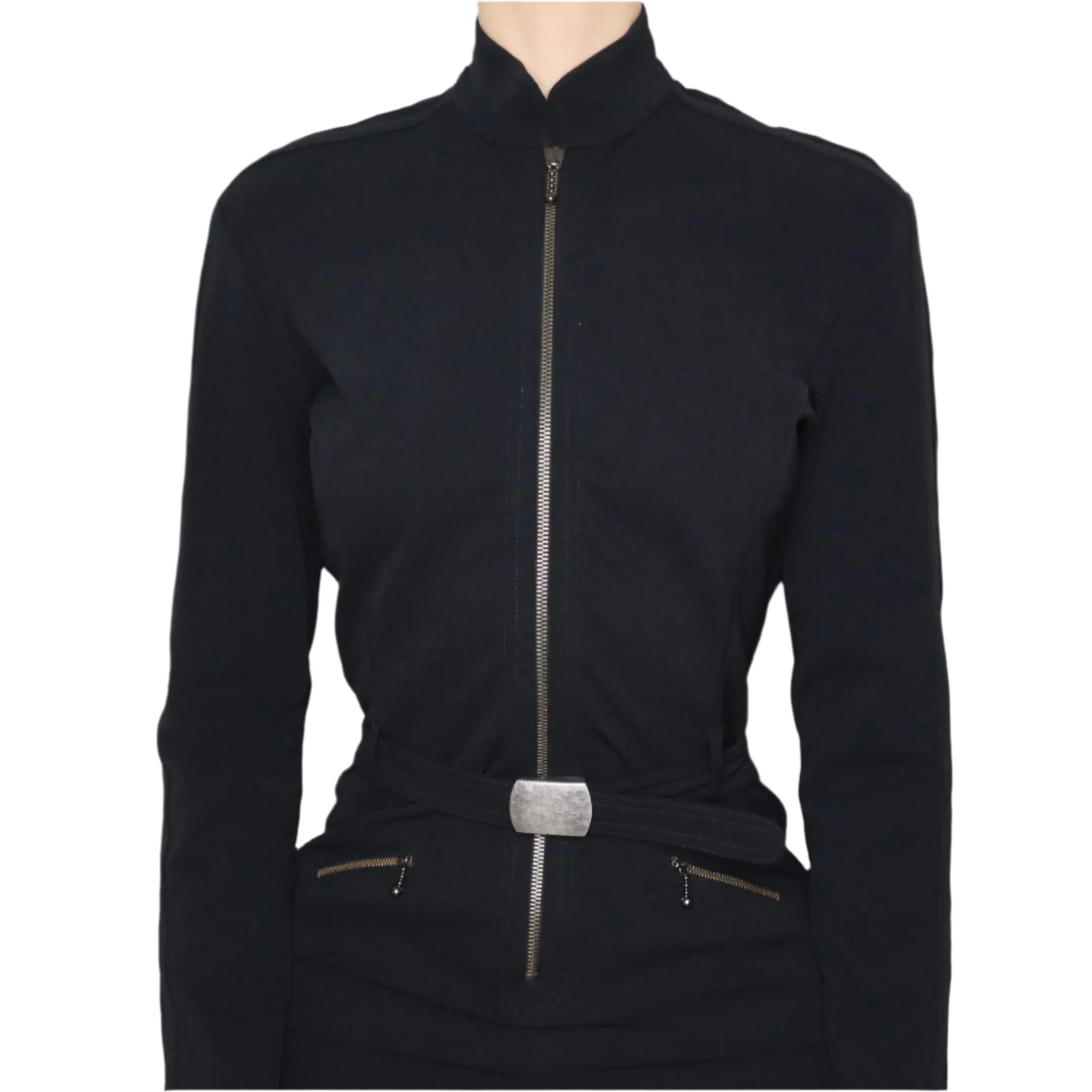 90s OZBEK Sexy Black Jumpsuit (M)