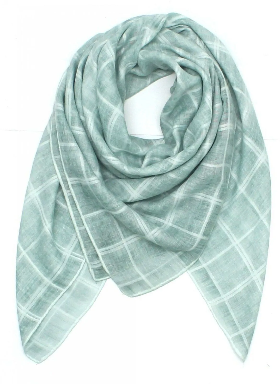 A New Day Women's Check Plaid Windowpane Scarf