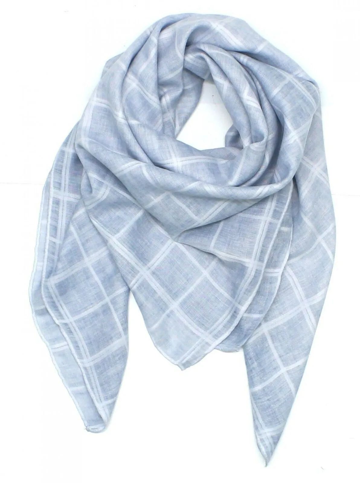 A New Day Women's Check Plaid Windowpane Scarf