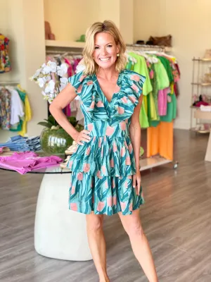 AL123d243 tulip amor mini dress