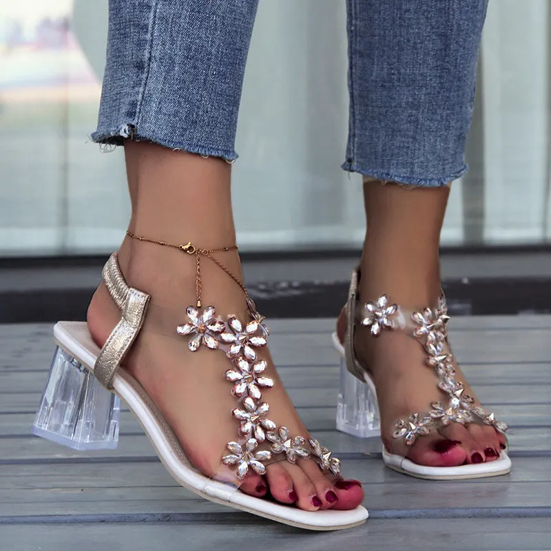 Alessandra – Sparkling Women’s Rhinestone Sandals