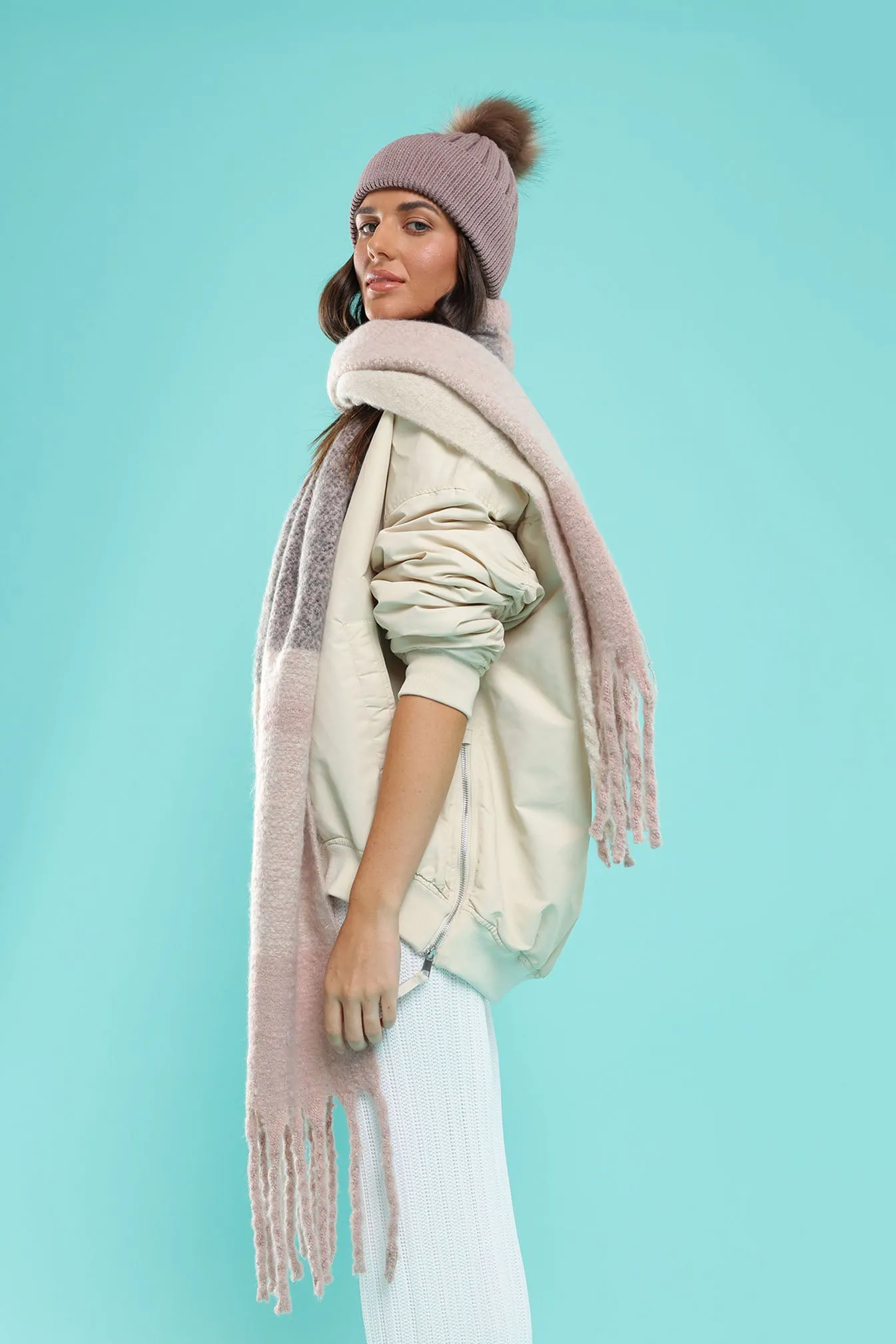 Allira Scarf in Pink