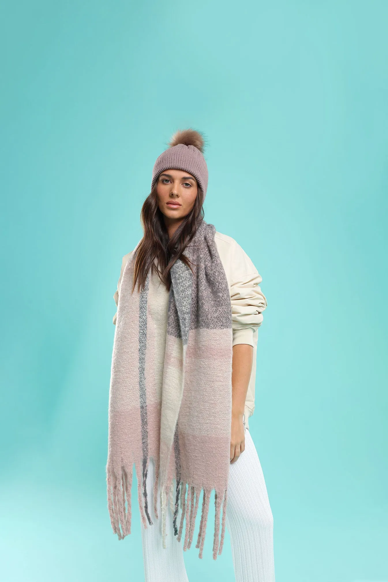 Allira Scarf in Pink