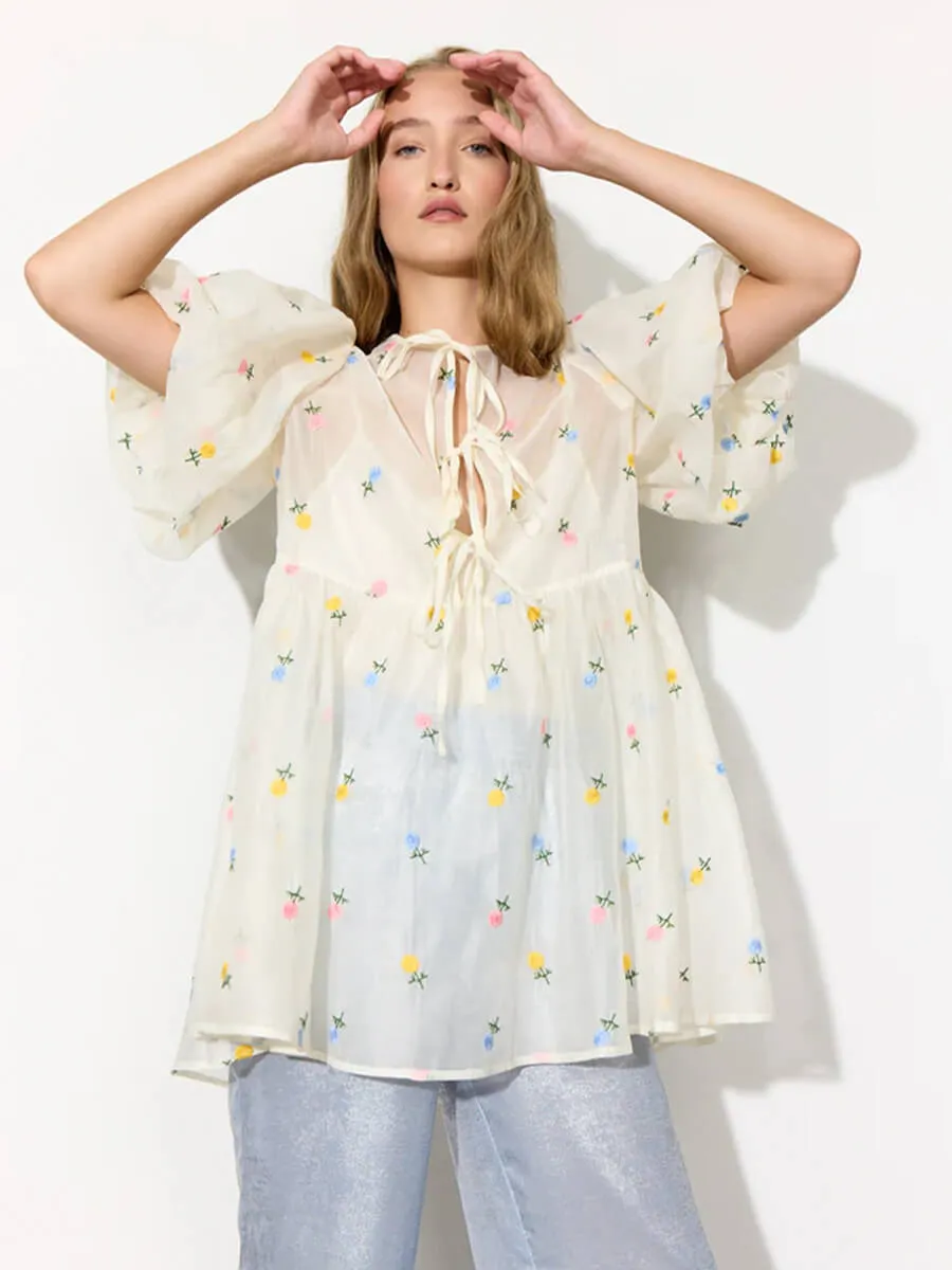 Amara Dress - Cream