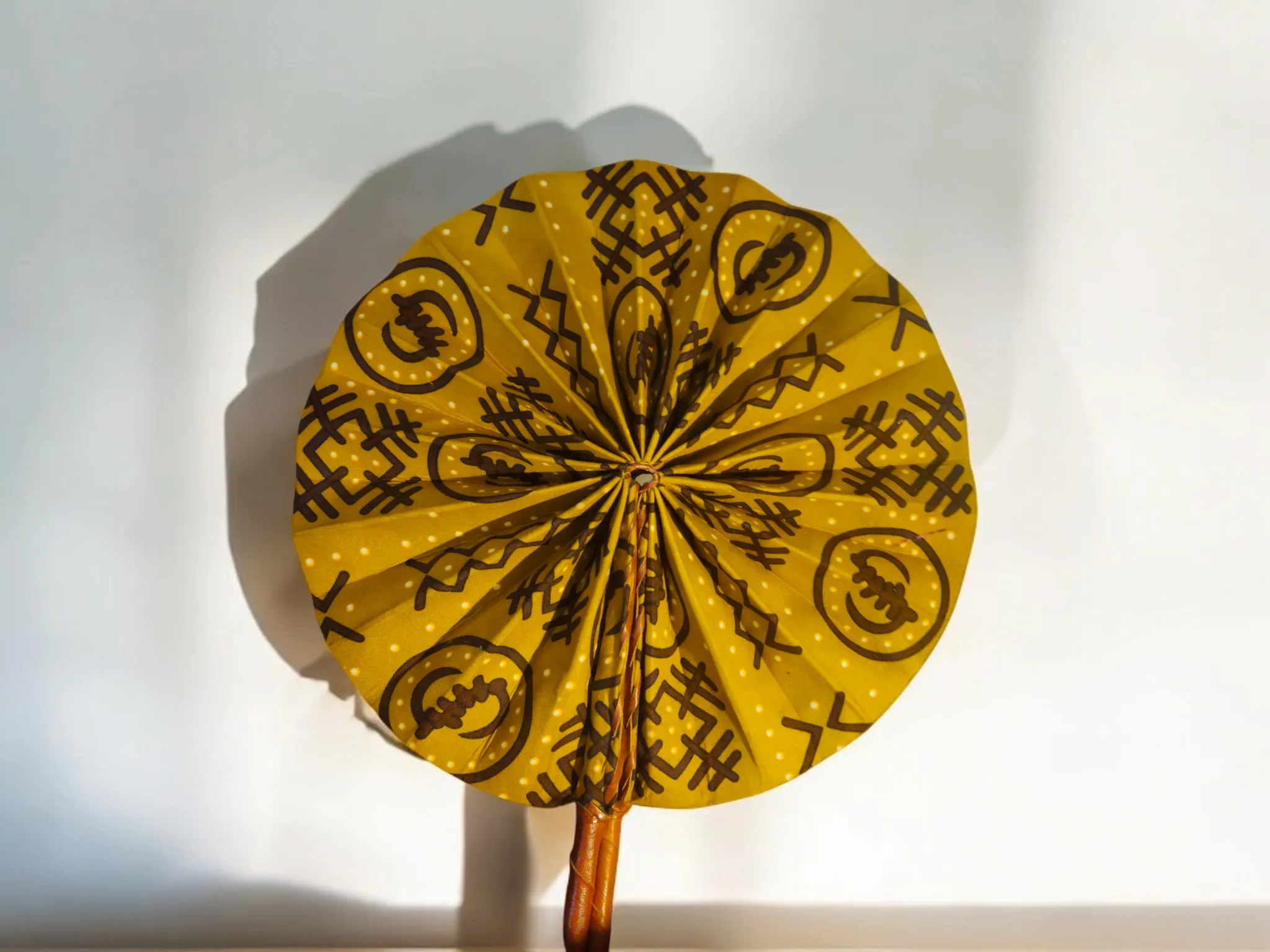 Ankara Scarf with Matching Fan Set