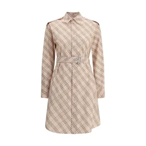 Archive Check midi Dress