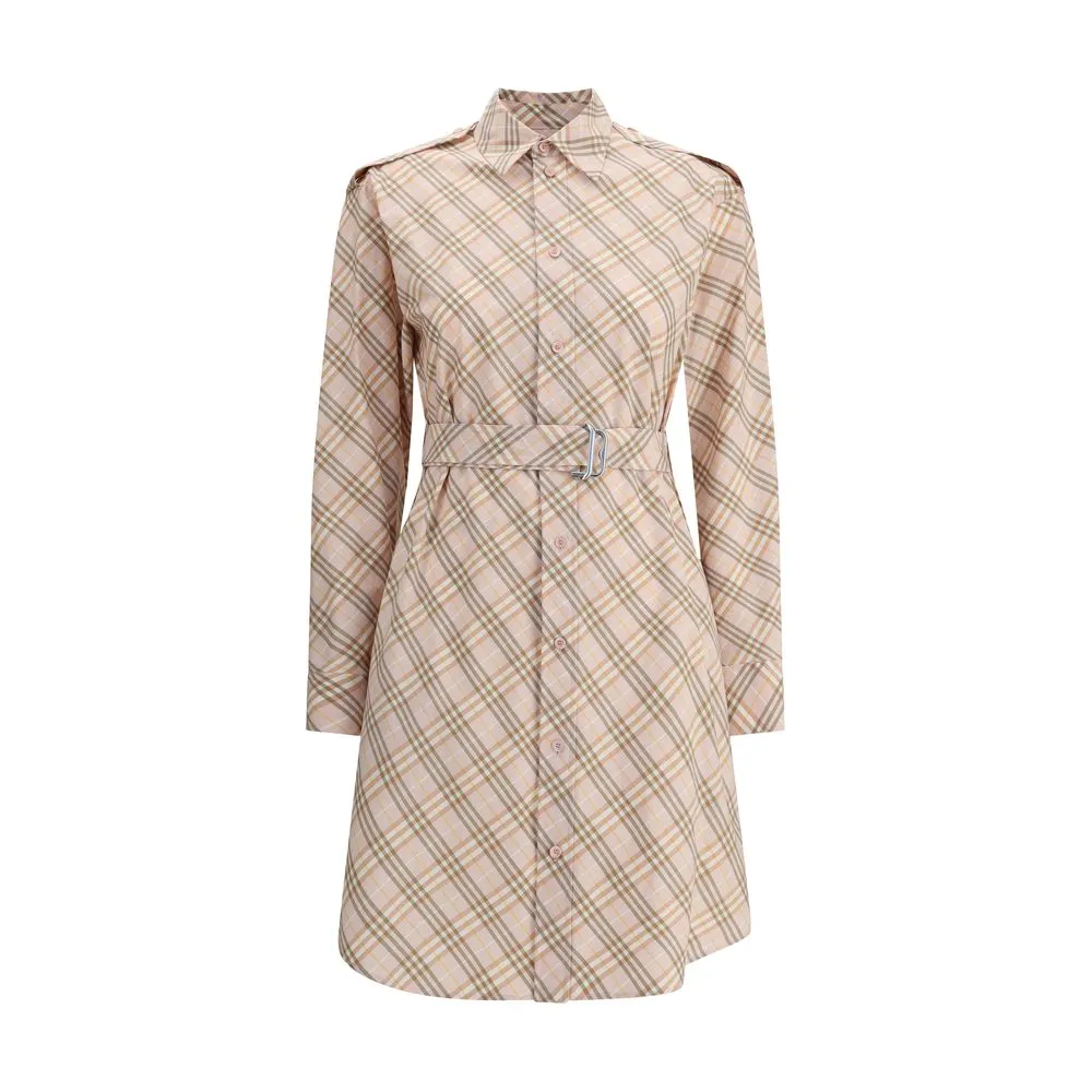 Archive Check midi Dress