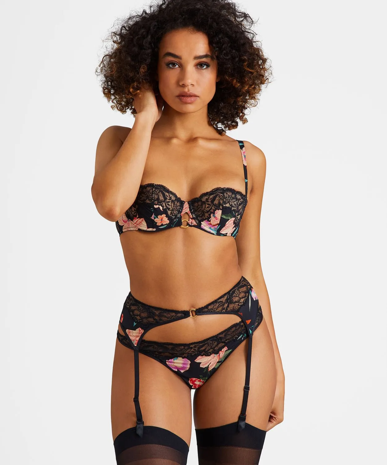 Aubade Sweet Folk Suspender Belt