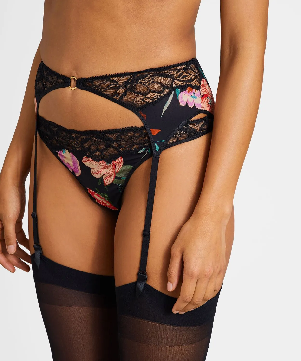 Aubade Sweet Folk Suspender Belt