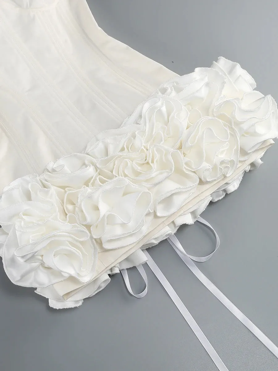 Autumn Strapless Party Dress