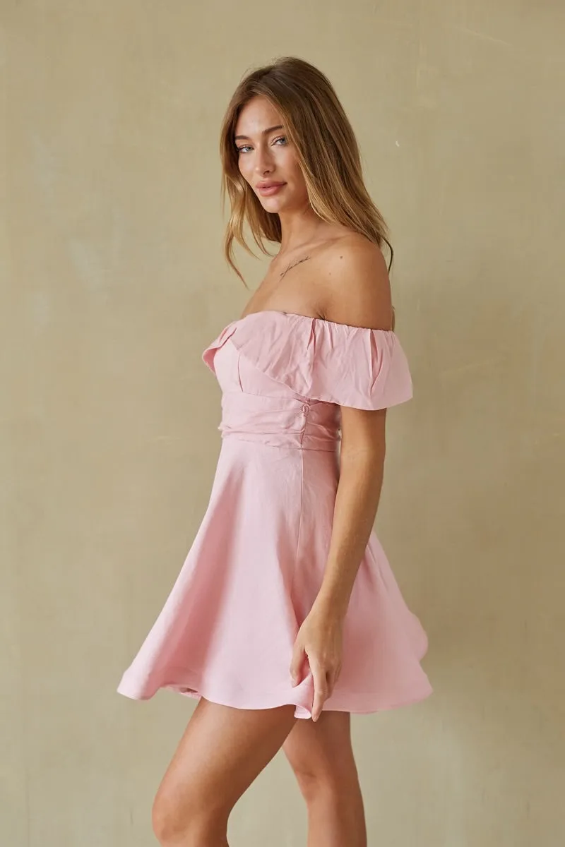 Ava Fit and Flare Mini Dress