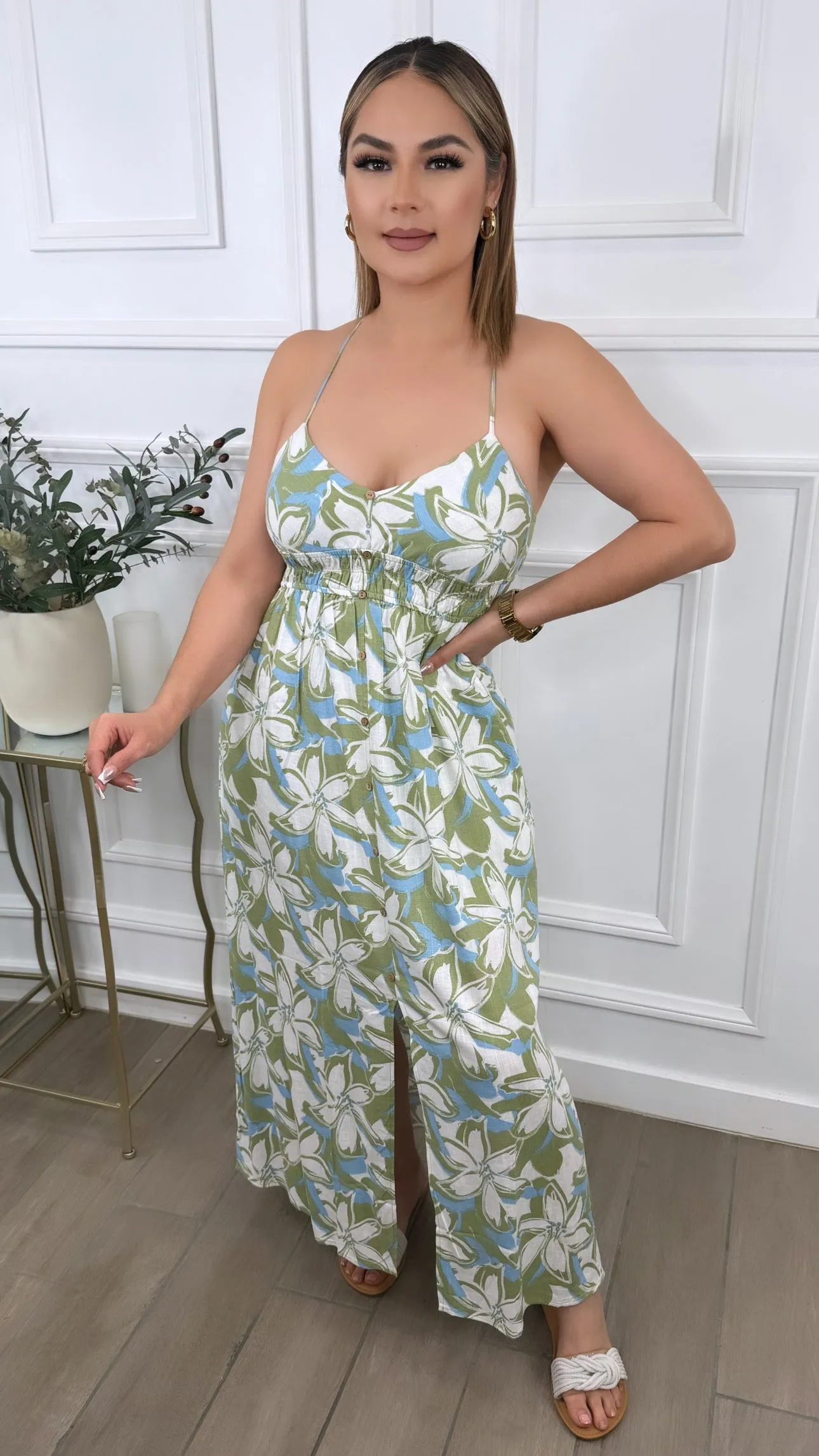 AYNARA FLORAL DRESS