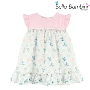 Baby Ferr Girls Pastel Floral Dress