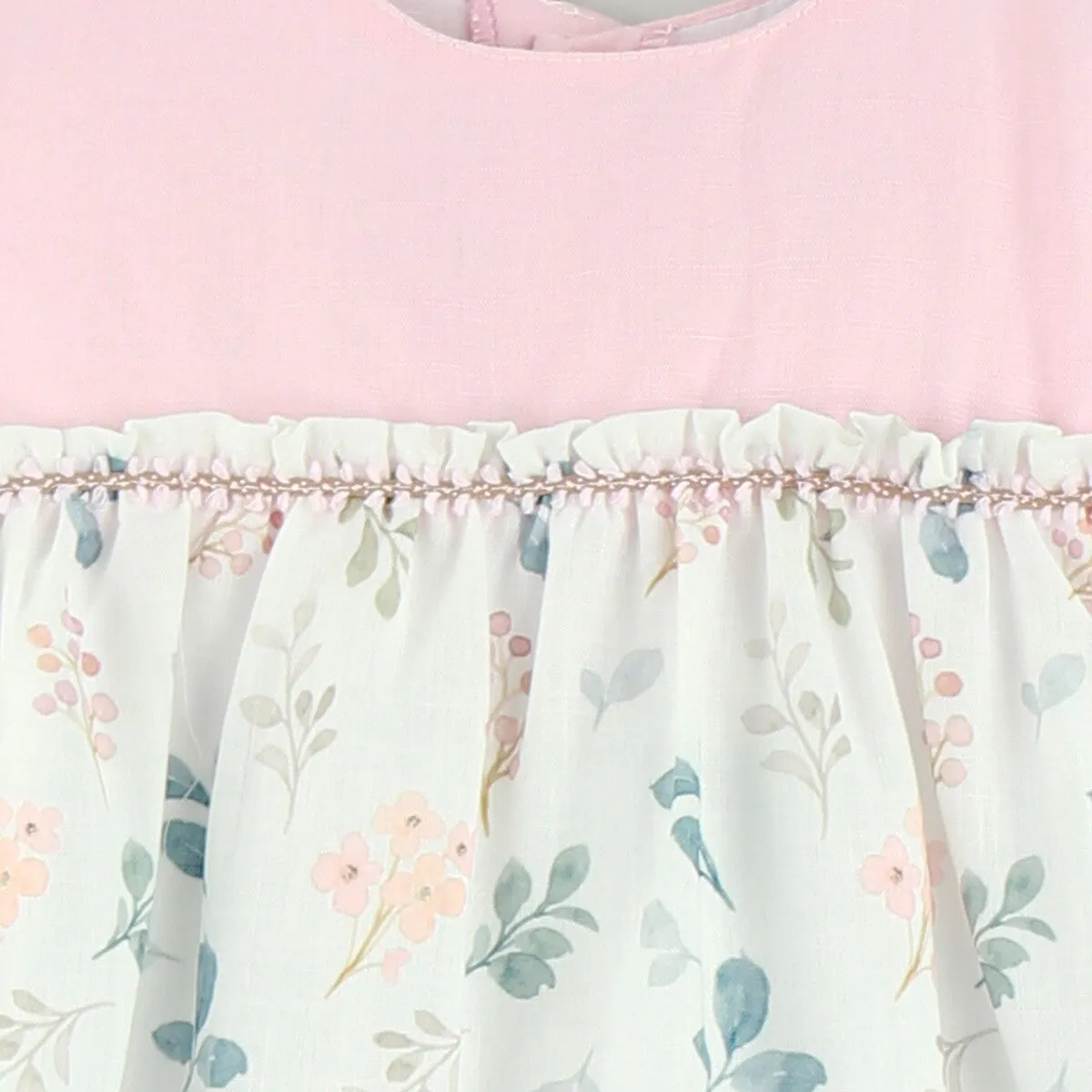 Baby Ferr Girls Pastel Floral Dress