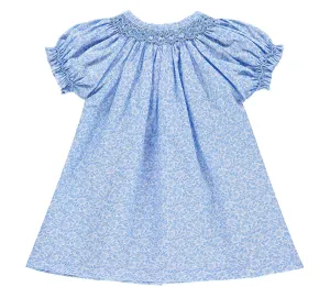 Baby Girl Blue Floral Dress