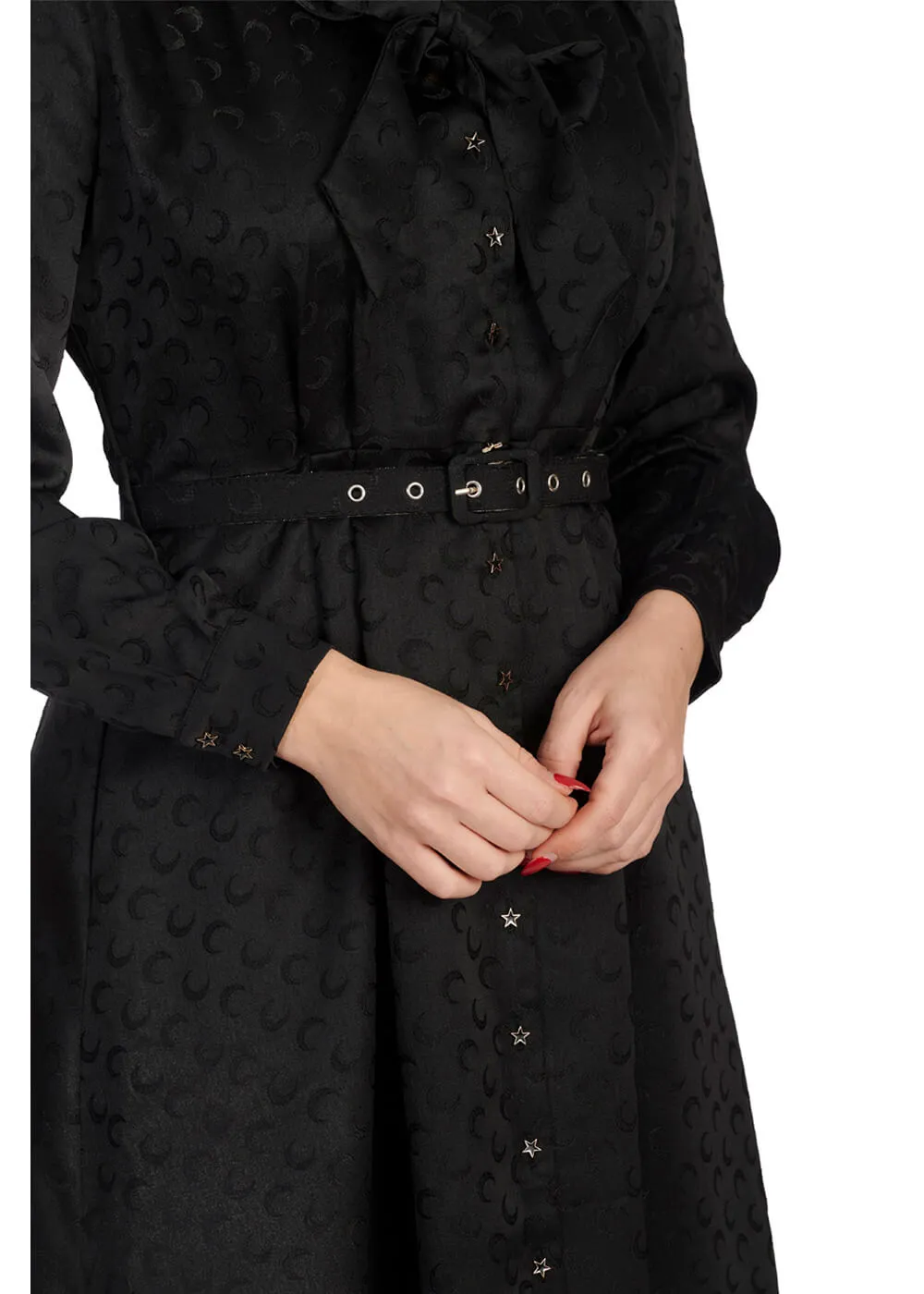Banned Half Moon Swing Dress Black