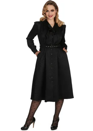 Banned Half Moon Swing Dress Black
