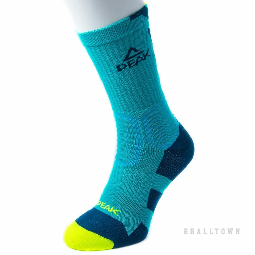 Basketbalové ponožky PEAK W14909 tyrkysové