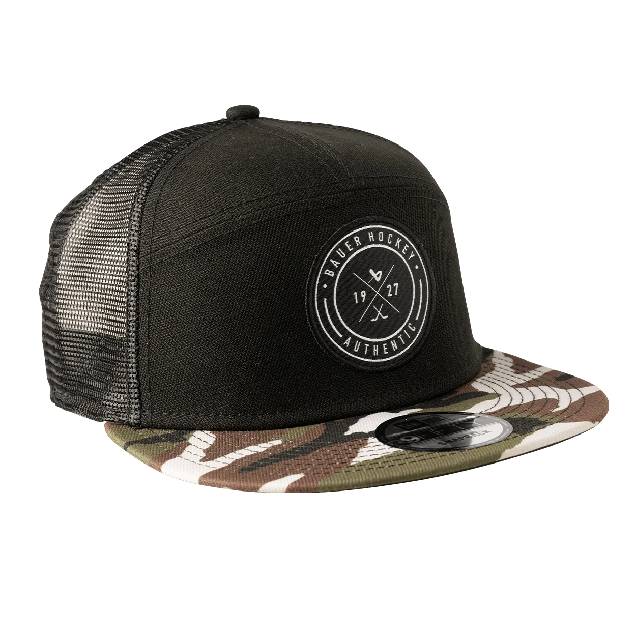 Bauer New Era 9Fifty 5 Panel Camo Youth Snapback Hat