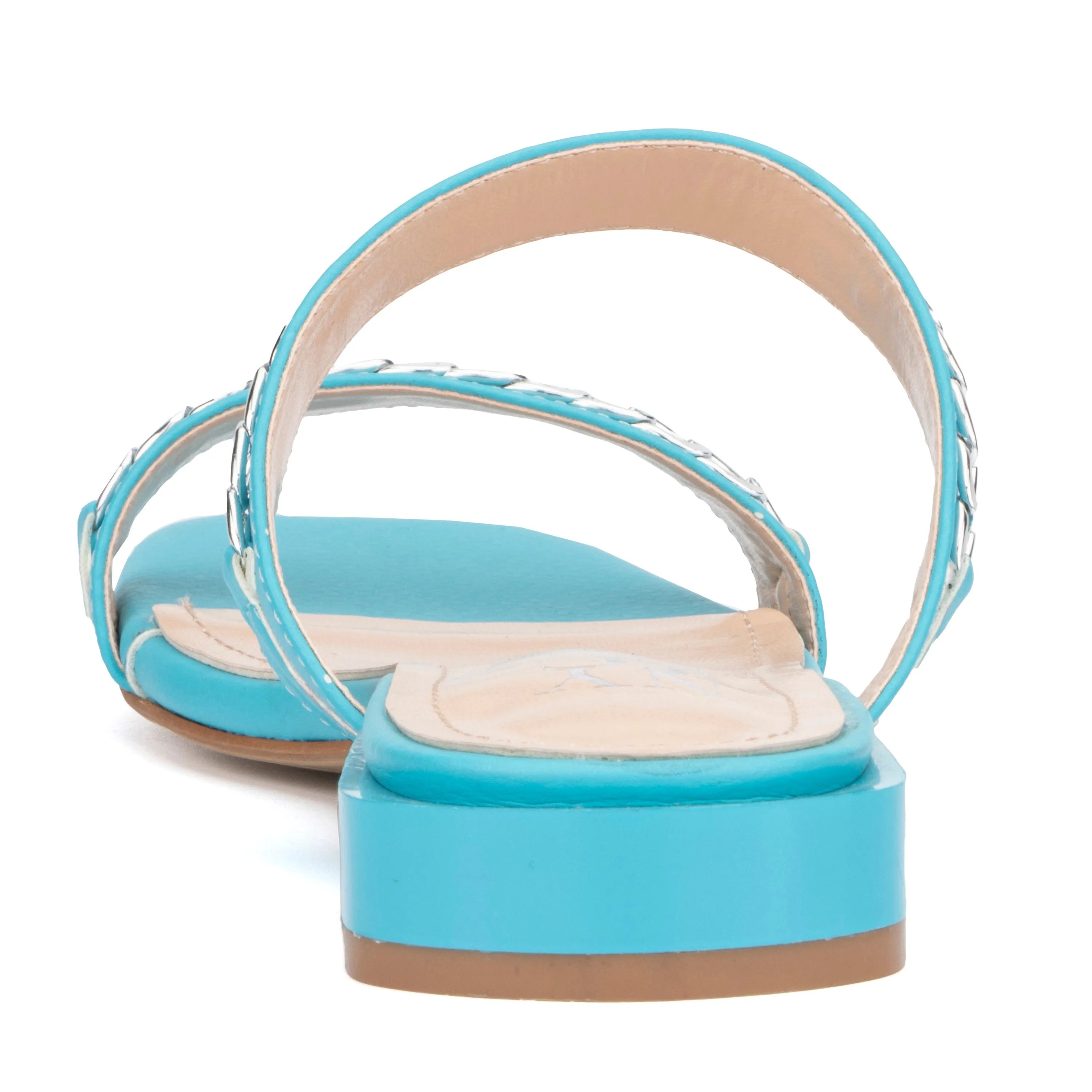 Becki Chain Embellished Slides