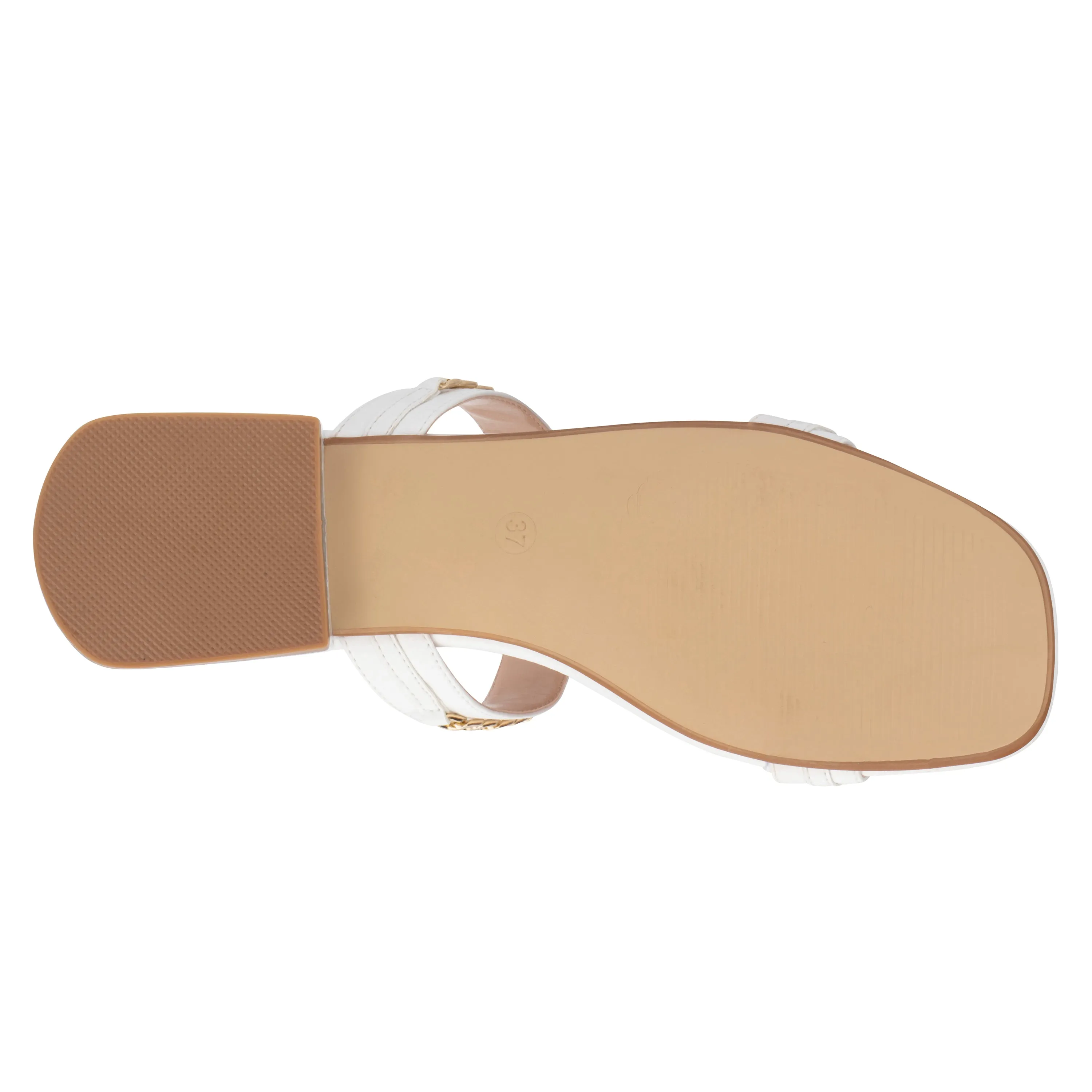 Becki Chain Embellished Slides