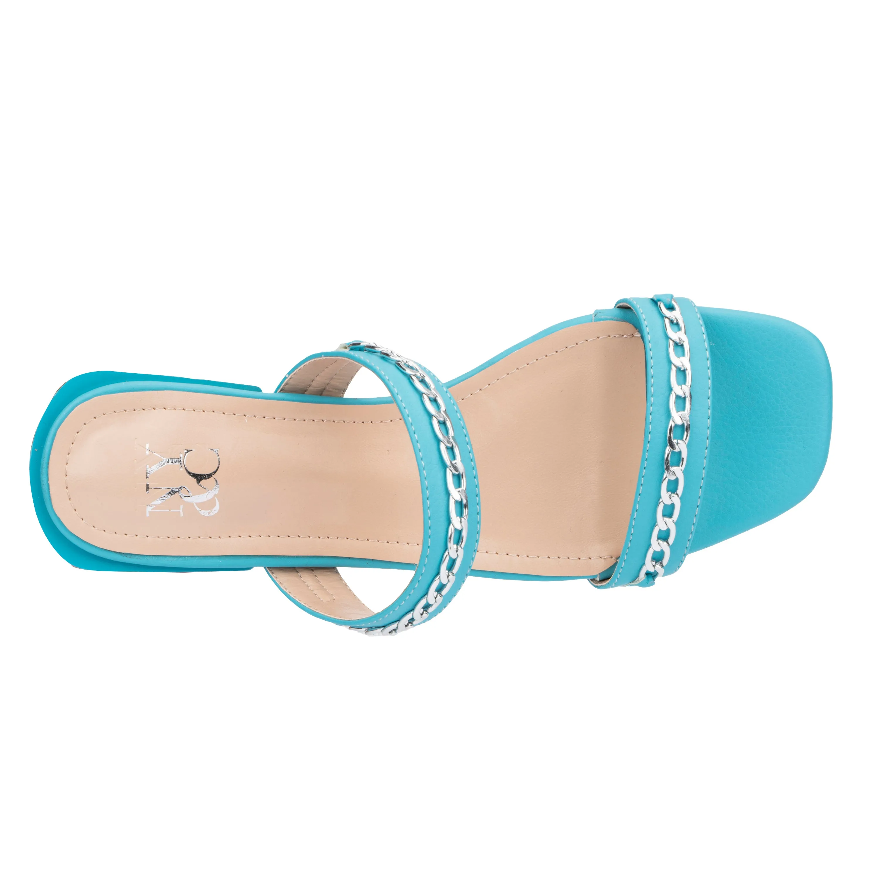 Becki Chain Embellished Slides