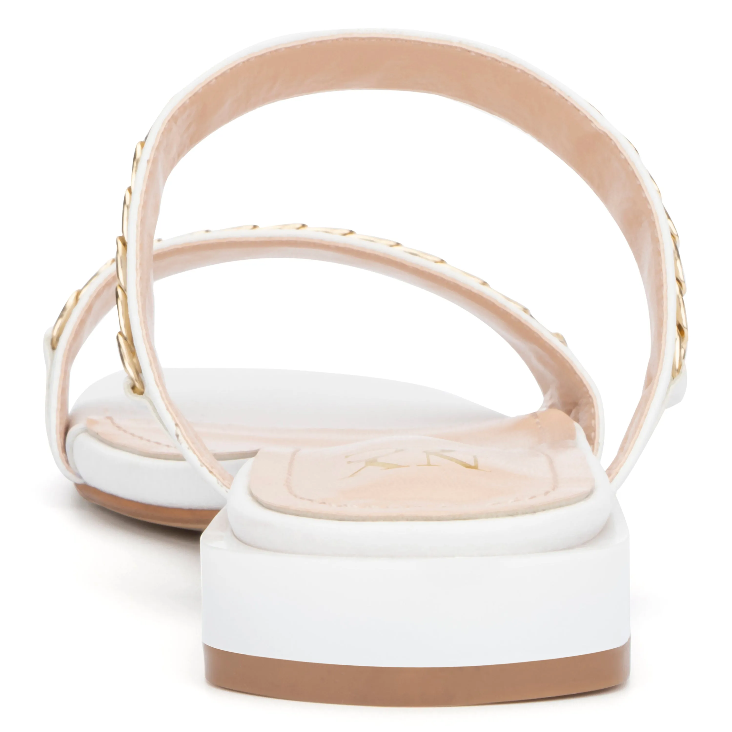 Becki Chain Embellished Slides