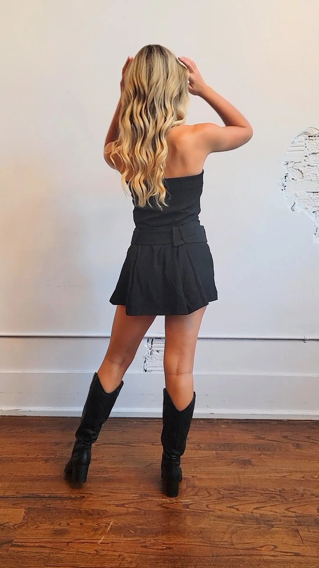 Belted Tube Dress