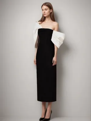 Big Bow Backless Formal Dresses
