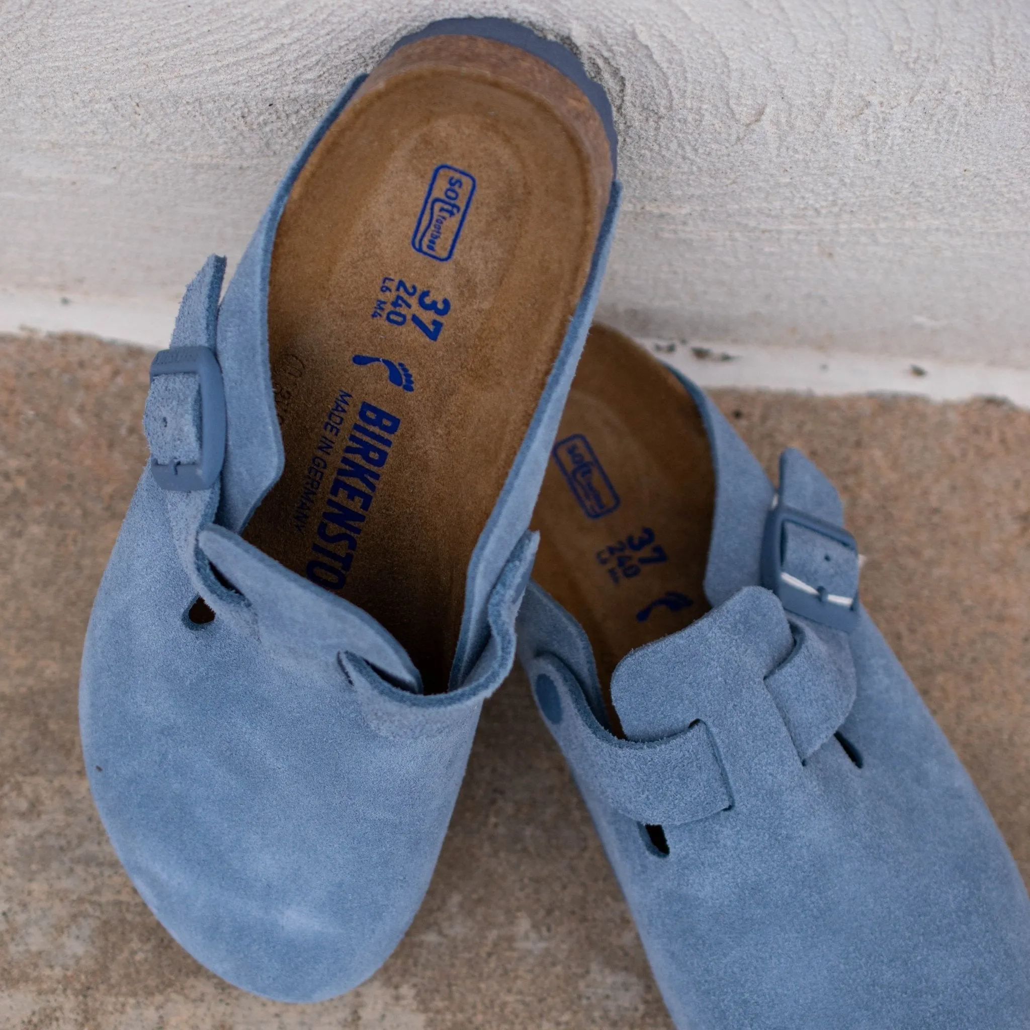 Birkenstock: Boston in  Elemental Blue