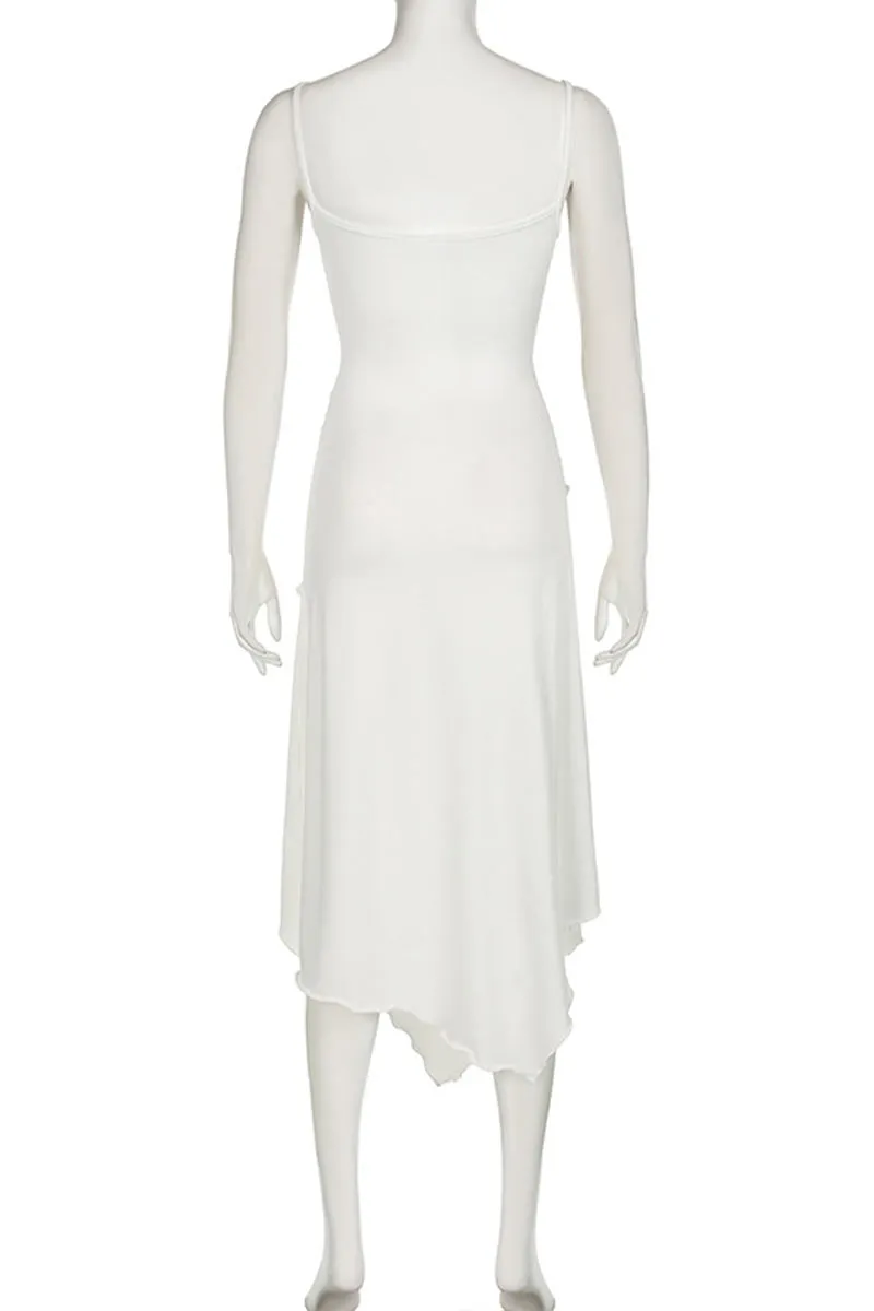 BL659 Spliced V-neck Slim Maxi Dress