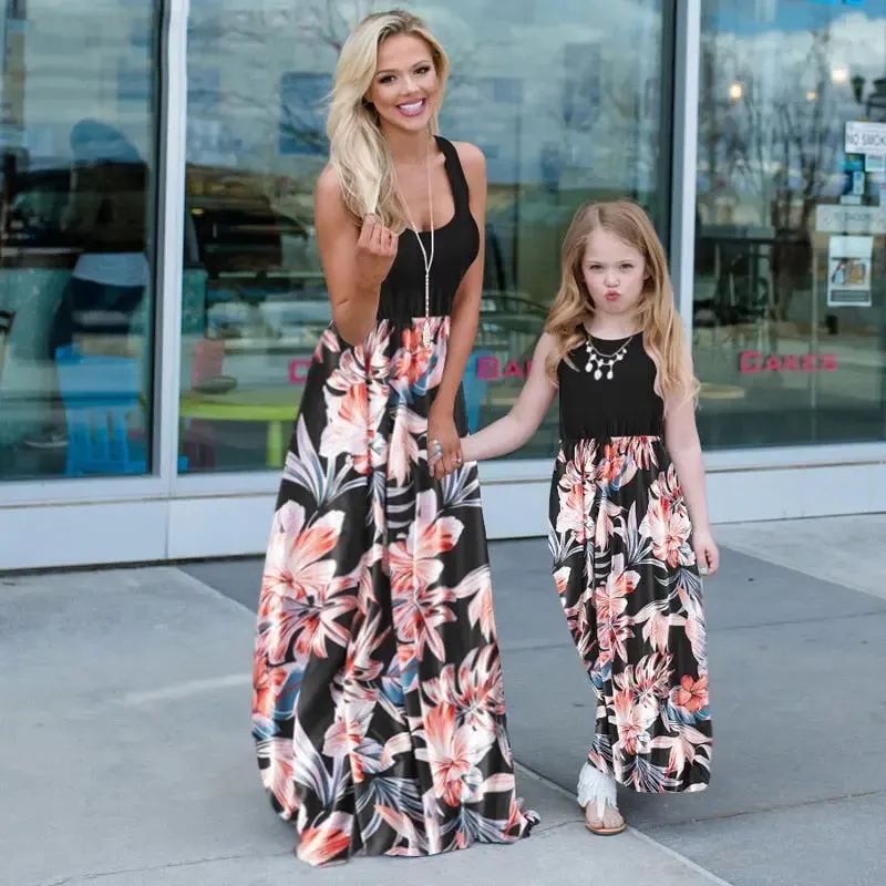 Black Maxi Dress Mummy & Me