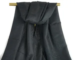 Black Royal Paisley Pashmina Scarf Bohemian Shawl