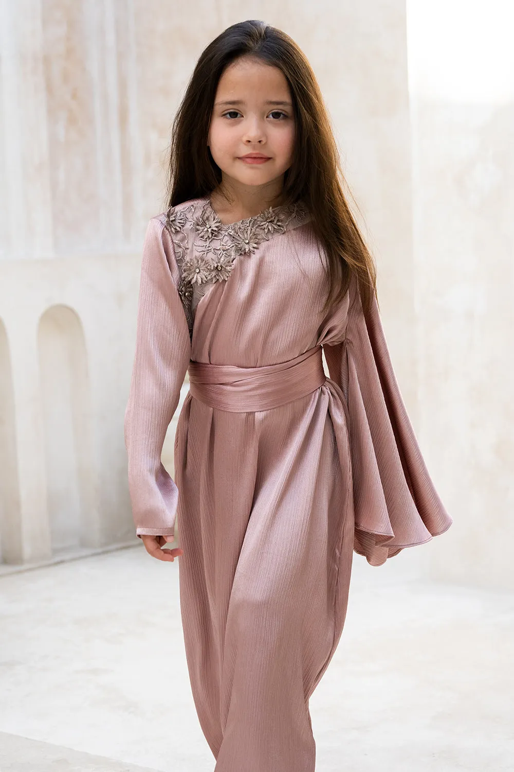 Blossom Breeze Kids Abaya