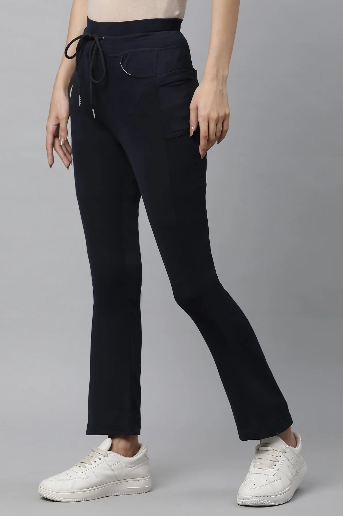 Blue Athleisure Style Pants