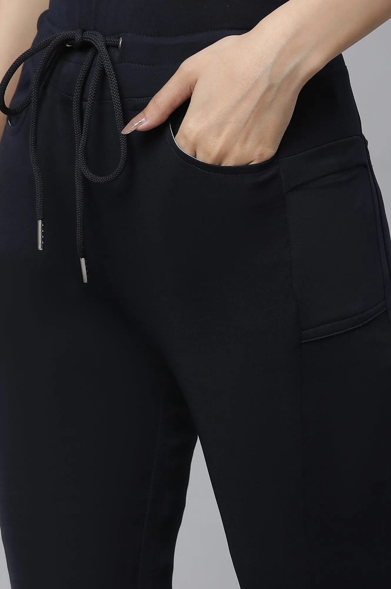 Blue Athleisure Style Pants