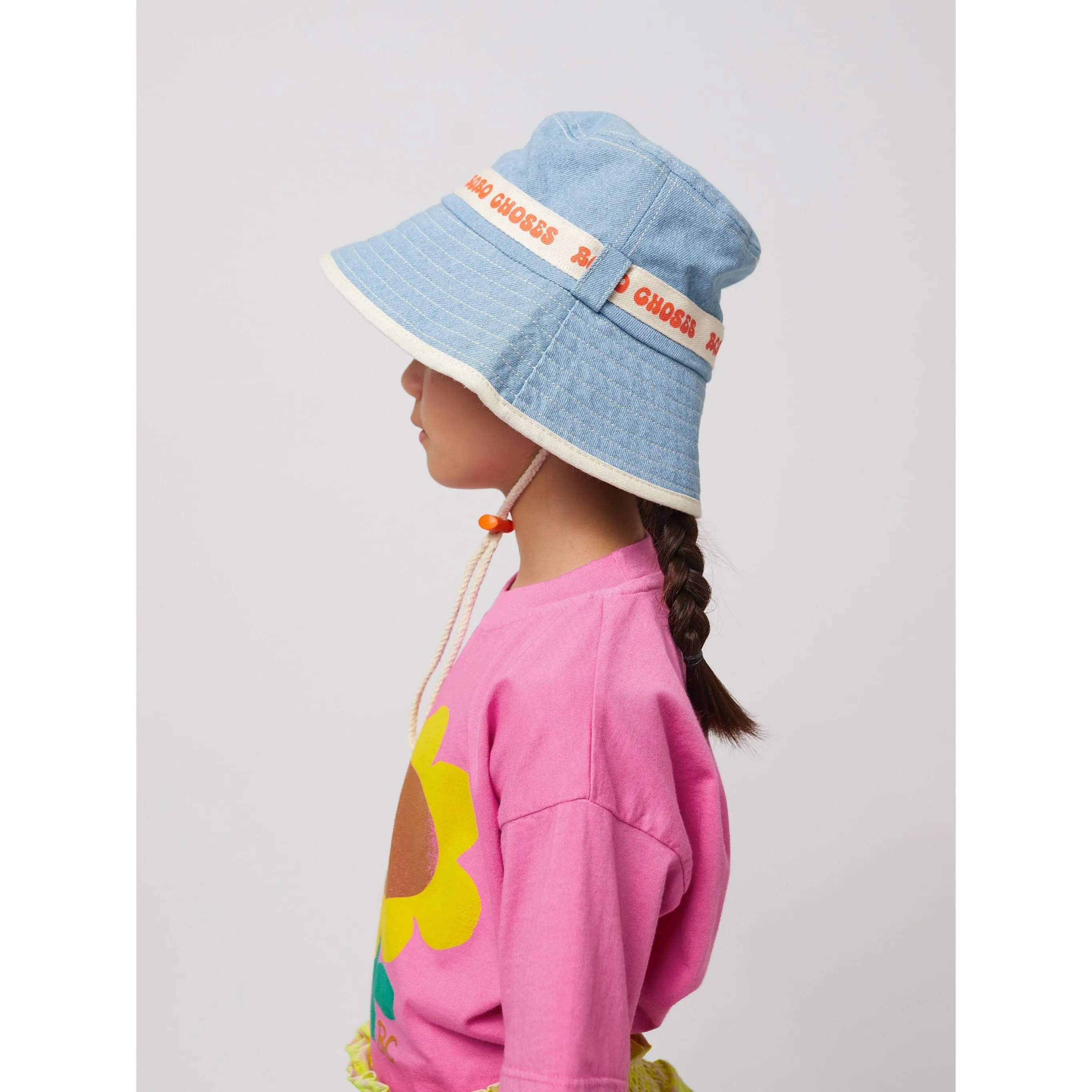 Bobo Choses Light Denim Bucket Hat