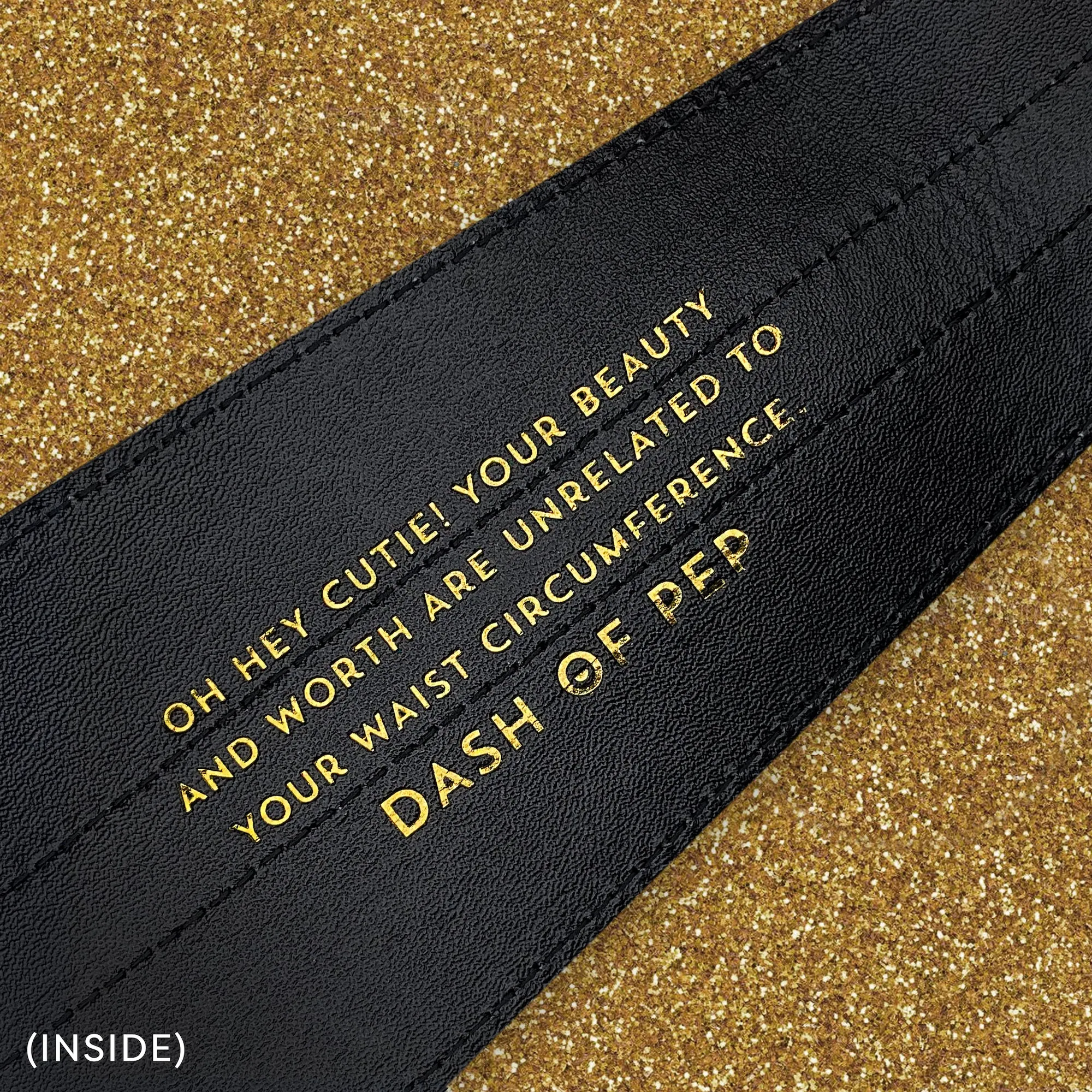 Body Positive Patent Elastic Waist Belt
