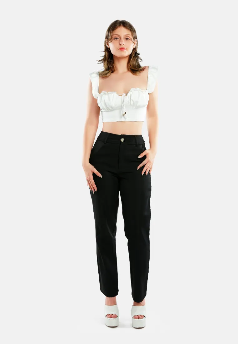 Boot Cut High Waist Pants