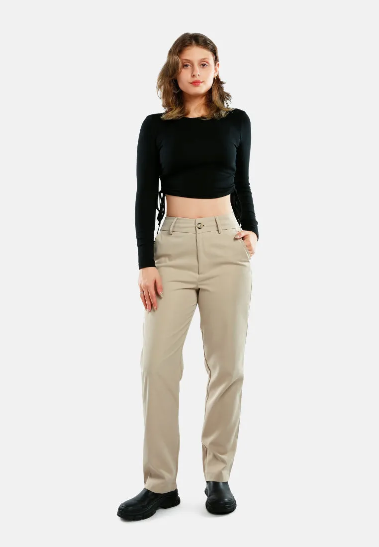 Boot Cut High Waist Pants