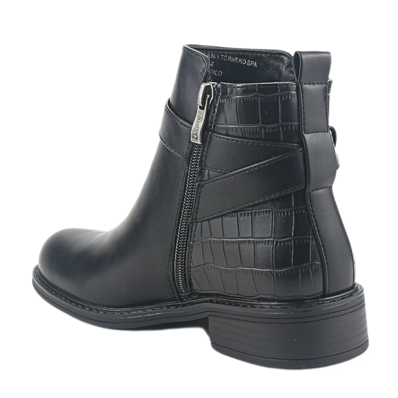 Botin Chalada Mujer Traffa-51 Negro Casual