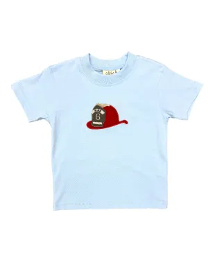 Boys S/S Shirt w/ Fire Hat - Lt. Sky Blue