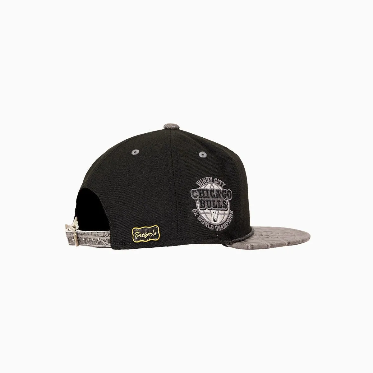 Breyer's Buck 50 Chicago Bulls Hat With Leather Visor